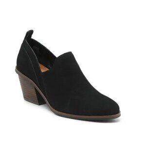Lucky Brand Bootie 10 Vennia Ankle Black NWOB $140 Classic City Western Low Boot